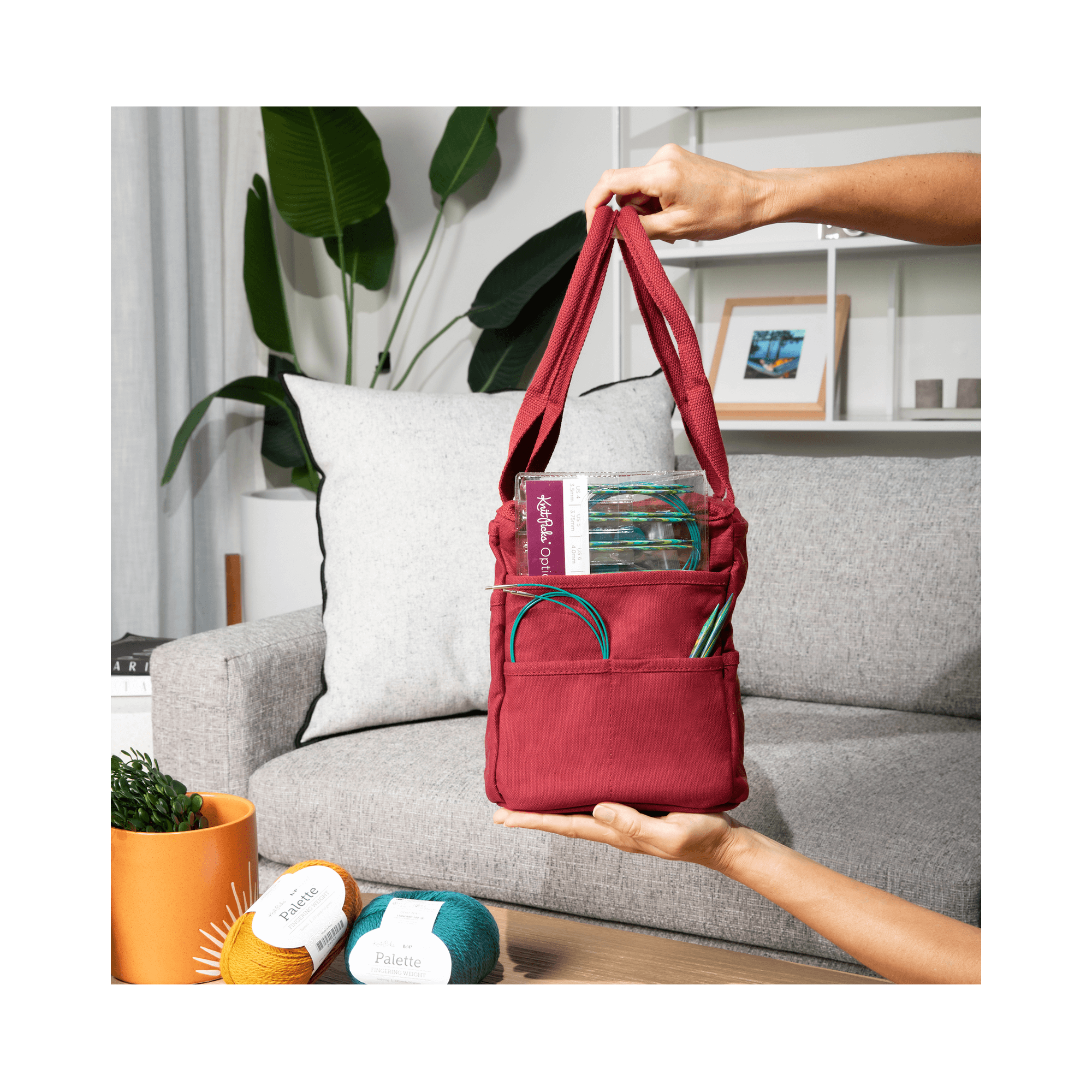 Soolla Studio Artist Bag, Becca Sands, Crochet Project Bag