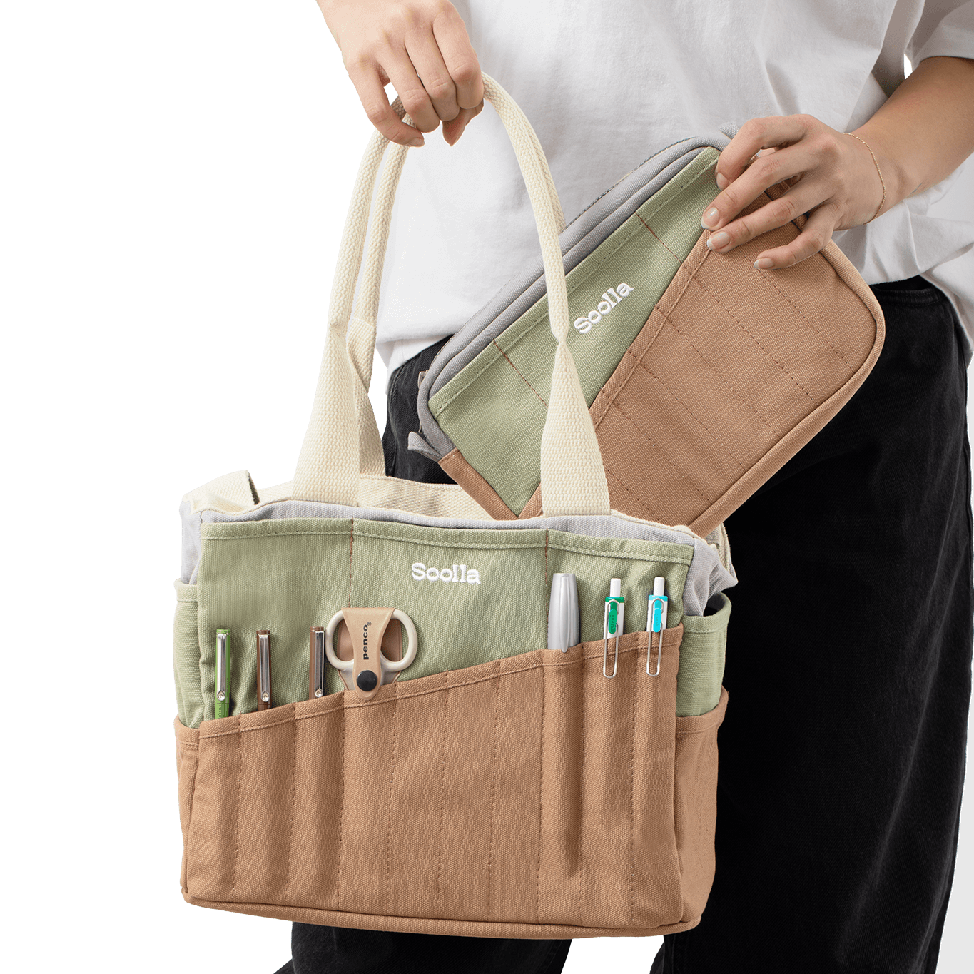 Soolla® Studio Pouch, Becca Sands Edition (Stationery Pouch)